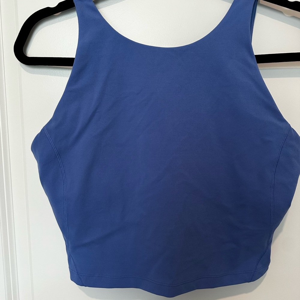 Women's Blue Sleeveless Top